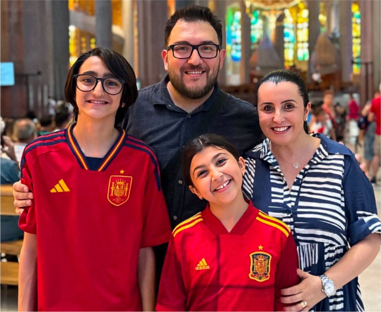 Luis e familia